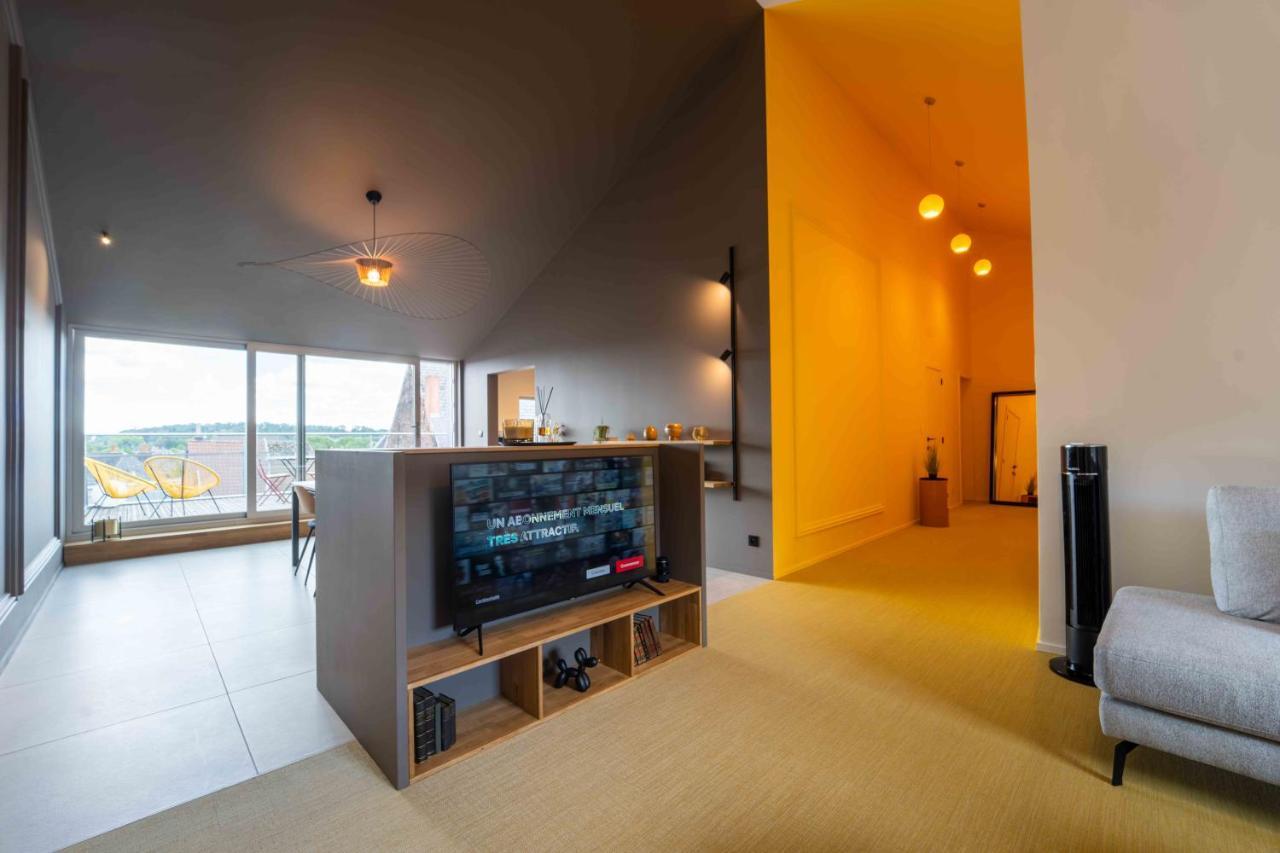 Luxury Penthouse & Terrace - Mons City Center Εξωτερικό φωτογραφία