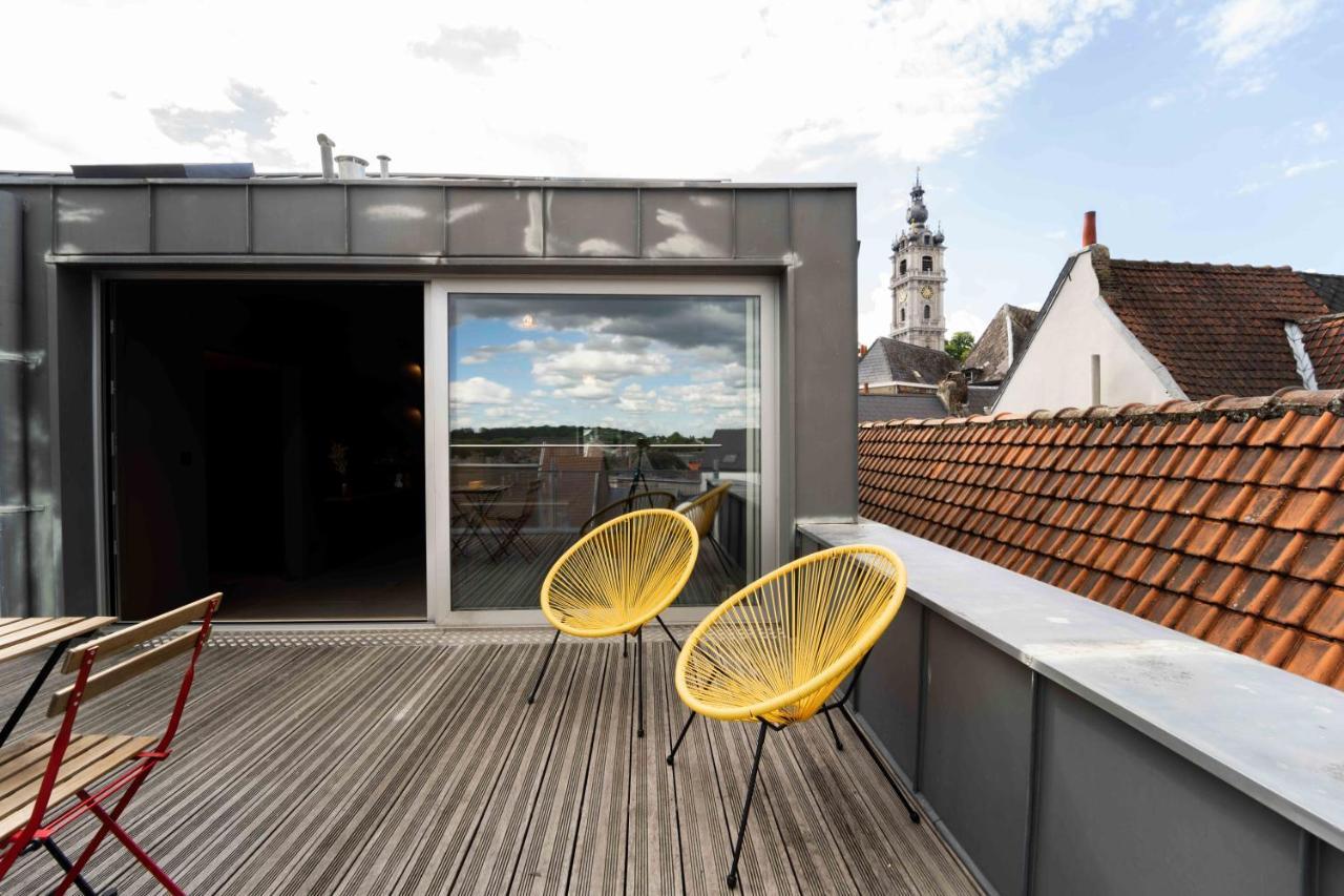 Luxury Penthouse & Terrace - Mons City Center Εξωτερικό φωτογραφία