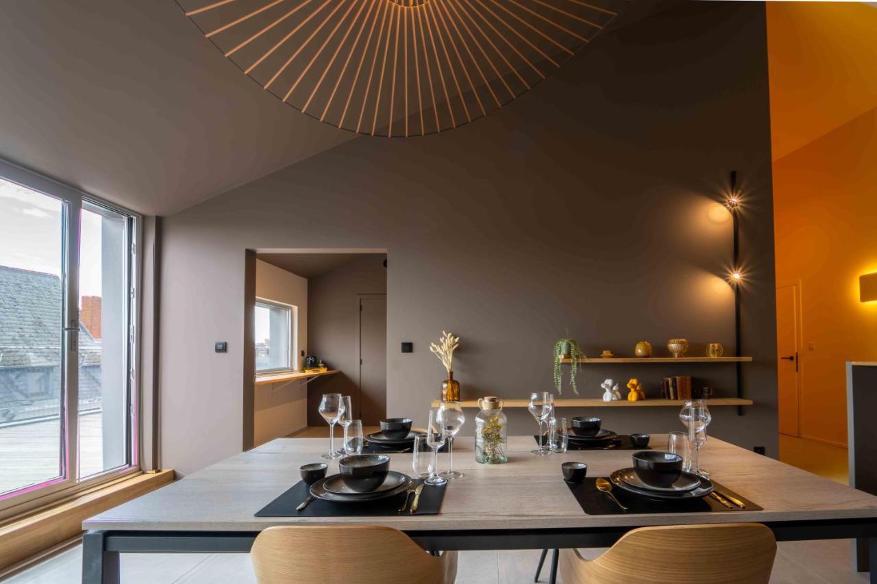 Luxury Penthouse & Terrace - Mons City Center Εξωτερικό φωτογραφία
