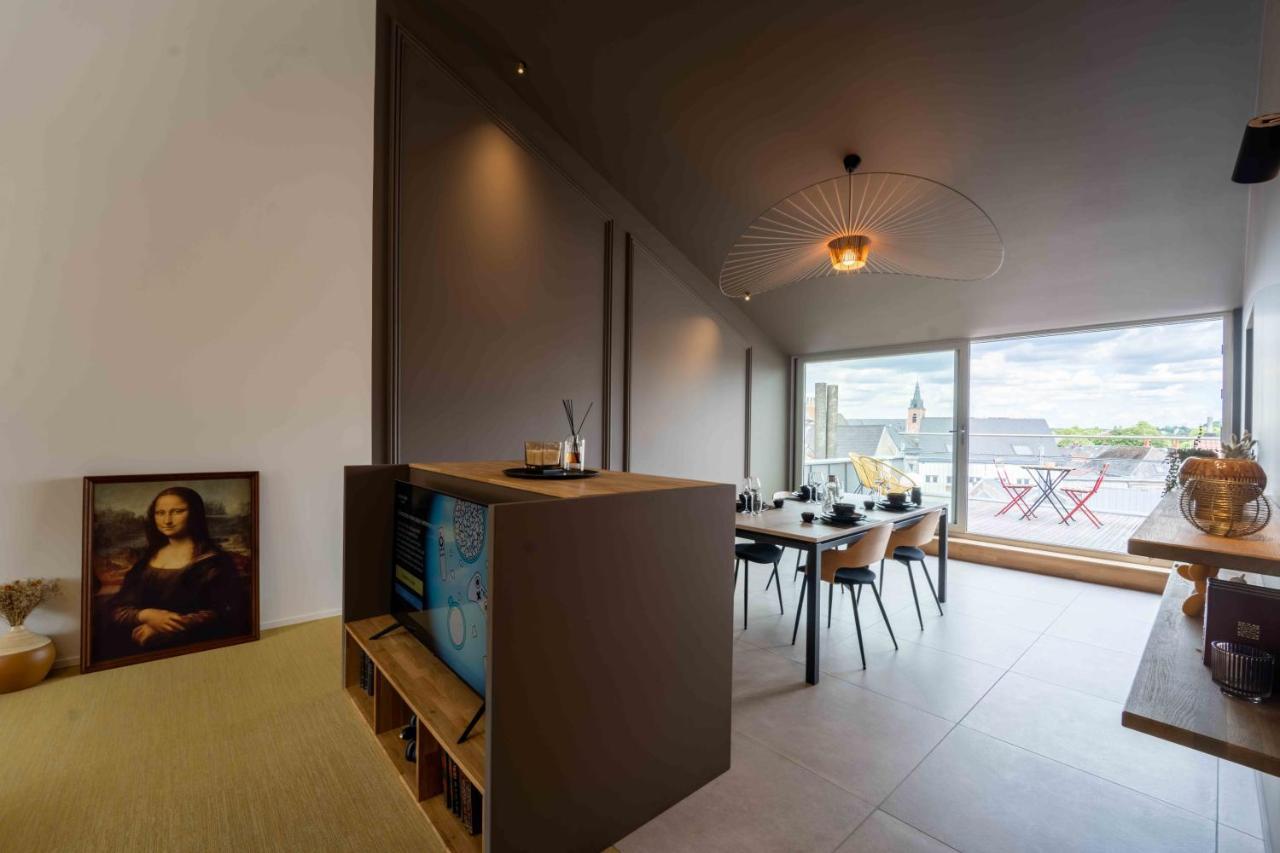 Luxury Penthouse & Terrace - Mons City Center Εξωτερικό φωτογραφία
